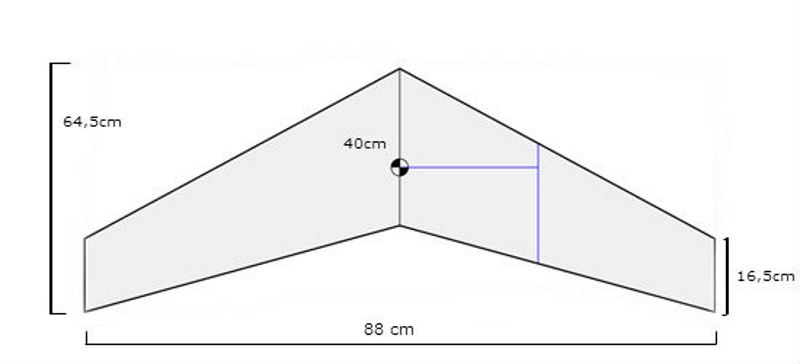 飞翼 三角翼 重心计算器